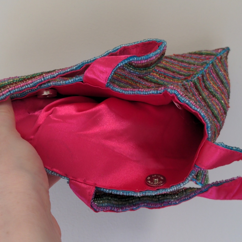 Vintage Y2K Beaded Mini Purse - Picture 7 of 10